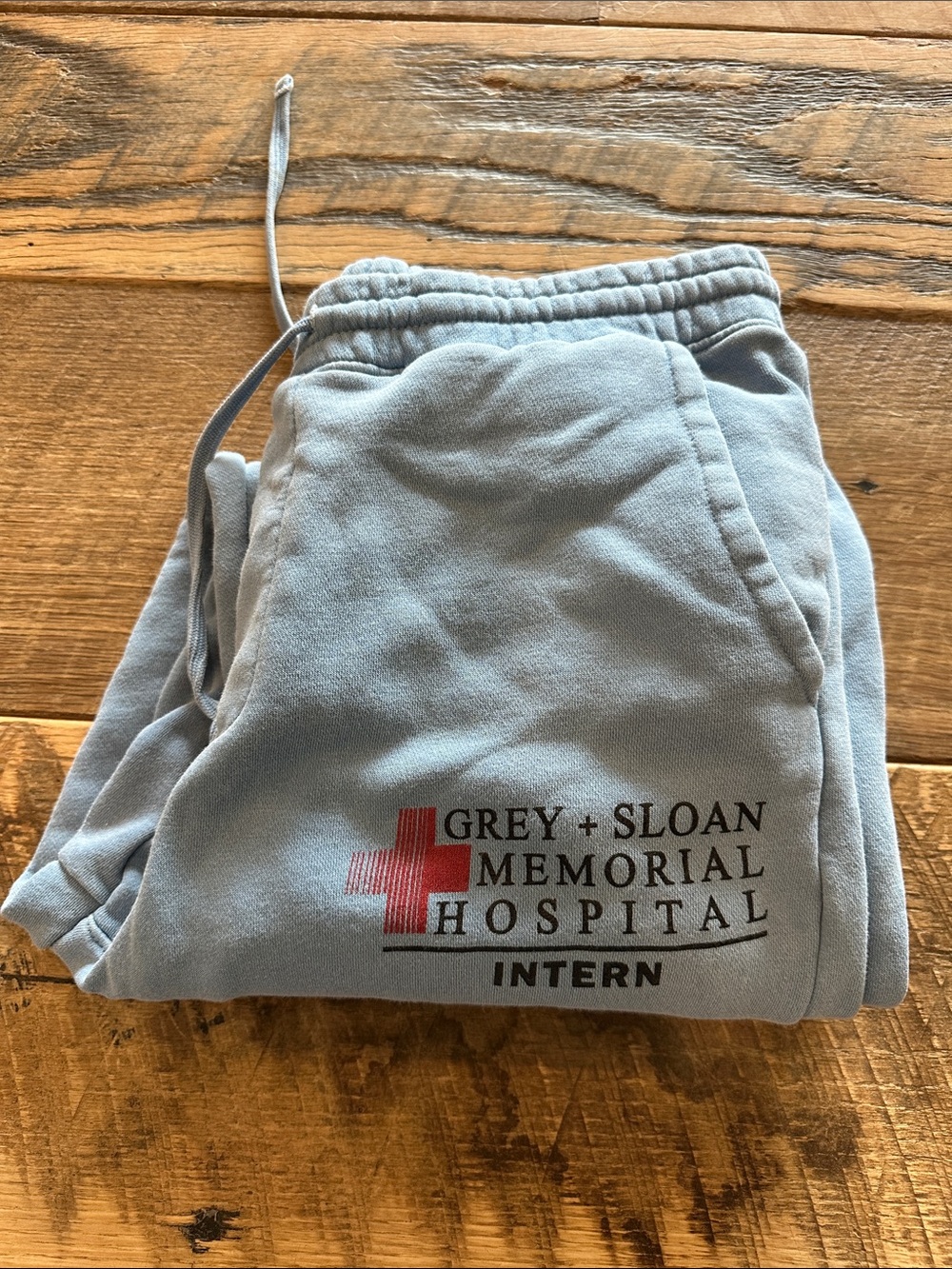 Grey’s Anatomy M Grey & Sloan Memorial Hospital Intern Blue Jogger Pants